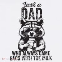 Just A Dad Who Always Came Back With The Milk Mesh Reversible Basketball Jersey Tank