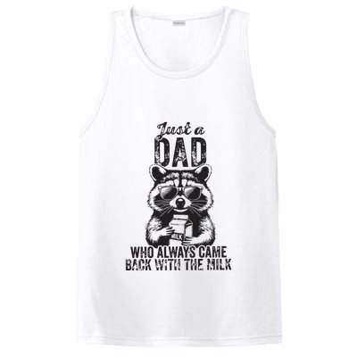 Just A Dad Who Always Came Back With The Milk PosiCharge Competitor Tank