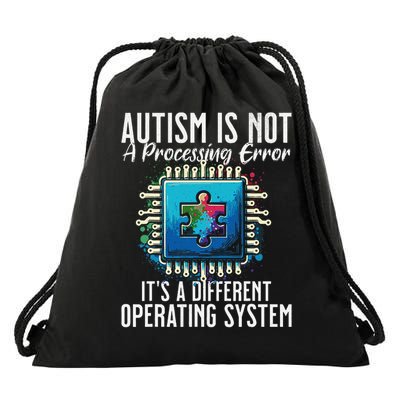 Just a Different Operating System - Autism Awareness Drawstring Bag