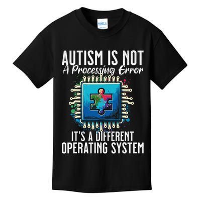 Just a Different Operating System - Autism Awareness Kids T-Shirt
