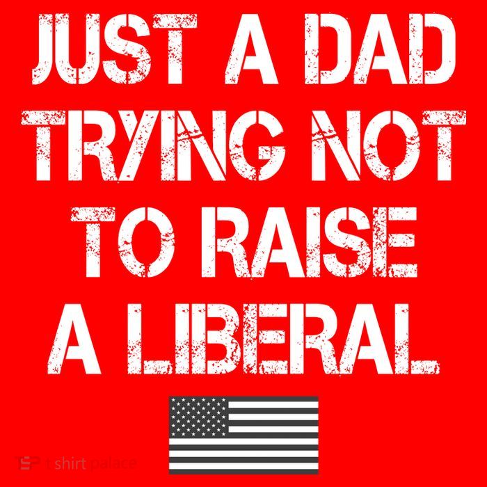Just A Dad Trying Not To Raise A Liberal Father's Day 25L Jumbo Tote