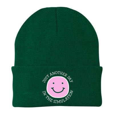 Just Another Day In The Simulation Knit Cap Winter Beanie