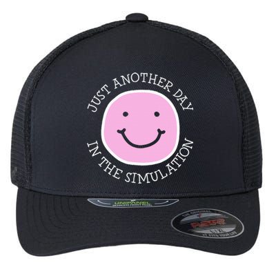 Just Another Day In The Simulation Flexfit Unipanel Trucker Cap