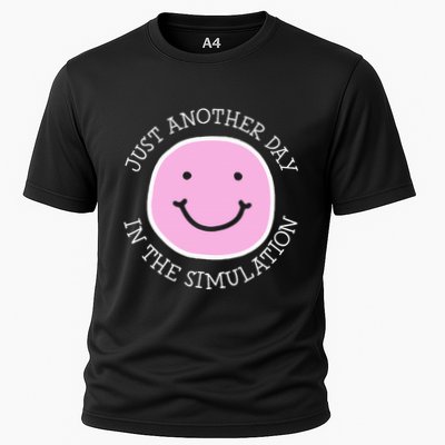 Just Another Day In The Simulation Cooling Performance Crew T-Shirt