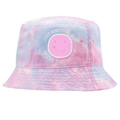 Just Another Day In The Simulation Tie-Dyed Bucket Hat