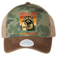 Just A Dad Who Always Came Back With The Milk - Fathers Day  Legacy Tie Dye Trucker Hat