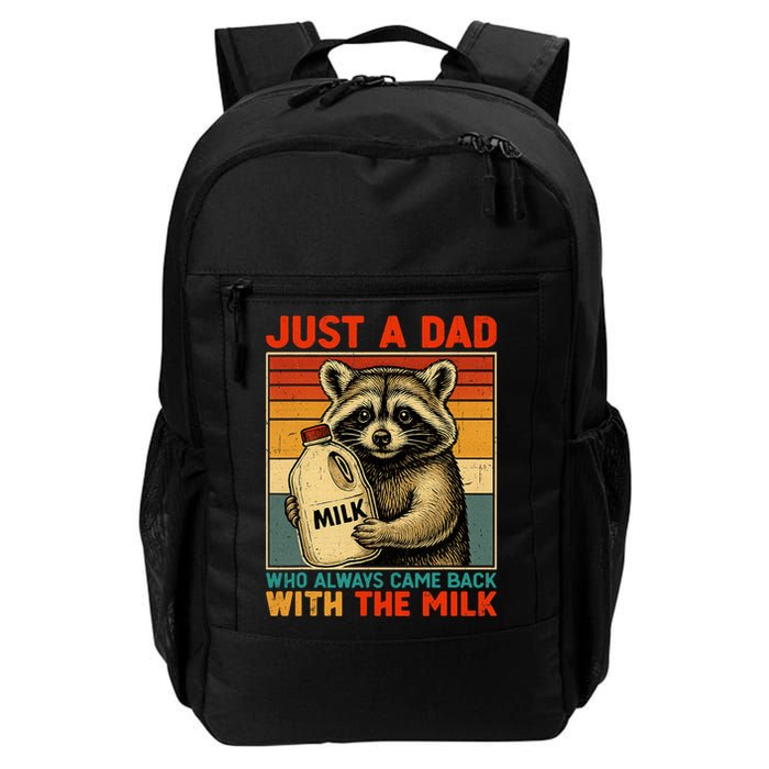 Just A Dad Who Always Came Back With The Milk - Fathers Day  Backpack