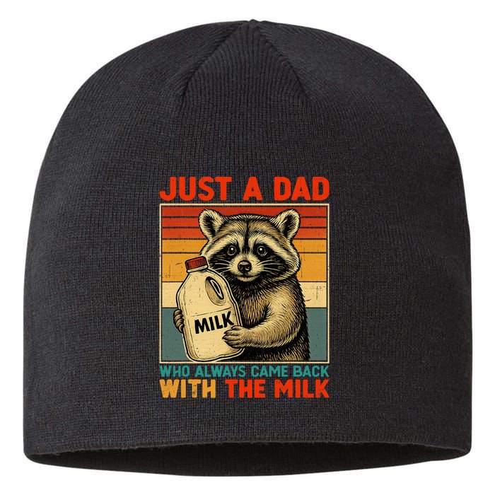 Just A Dad Who Always Came Back With The Milk - Fathers Day  Sustainable Beanie