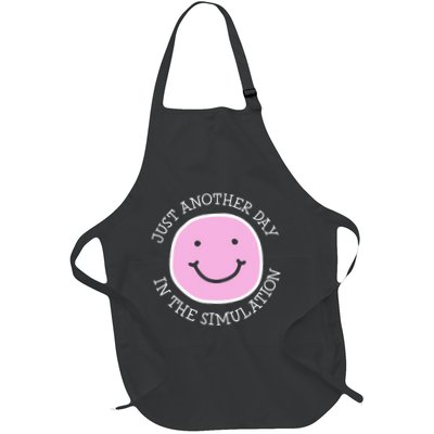 Just Another Day In The Simulation Full-Length Apron With Pockets