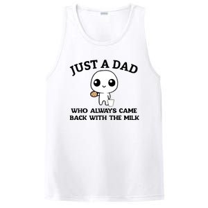 Just A Dad Who Always Came Back With The Milk PosiCharge Competitor Tank