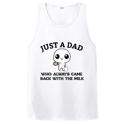 Just A Dad Who Always Came Back With The Milk PosiCharge Competitor Tank
