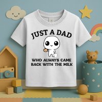 Just A Dad Who Always Came Back With The Milk Toddler T-Shirt
