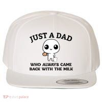 Just A Dad Who Always Came Back With The Milk Wool Snapback Cap