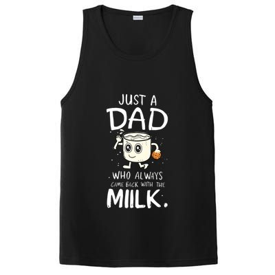Just A Dad Who Always Came Back With The Milk PosiCharge Competitor Tank