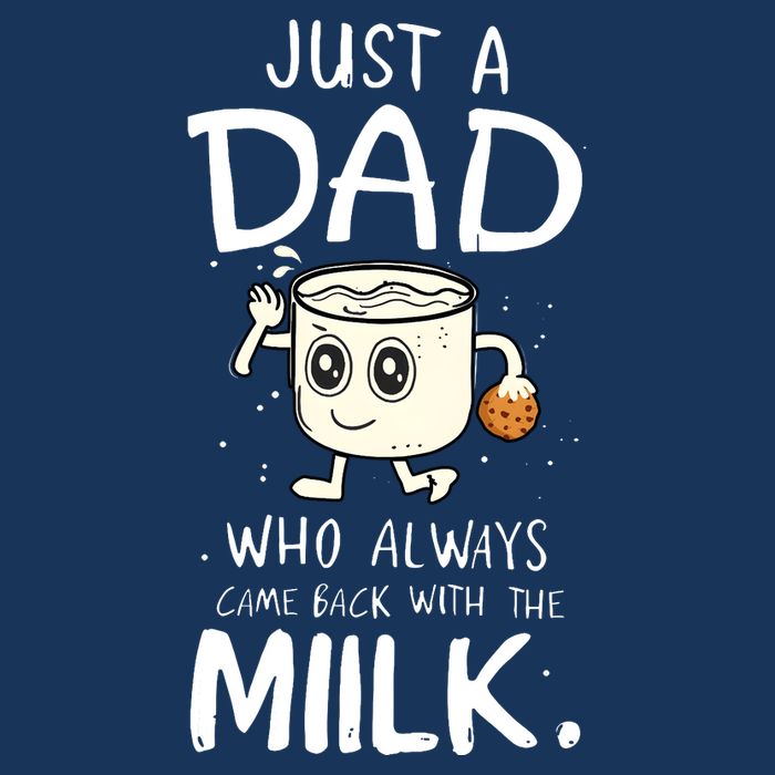 Just A Dad Who Always Came Back With The Milk Infant Baby Jersey Bodysuit