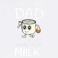 Just A Dad Who Always Came Back With The Milk Garment-Dyed Sweatshirt