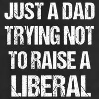 Just A Dad Trying Not To Raise A Liberal Cool Comfort Performance Bucket Hat