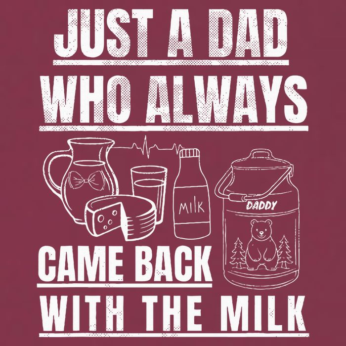 Just A Dad Who Always Came Back With The Milk 16oz Travel Tumbler