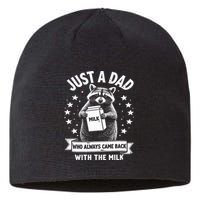 Just A Dad Who Always Came Back With The Milk Fathers Day  Sustainable Beanie