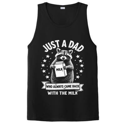 Just A Dad Who Always Came Back With The Milk Fathers Day  PosiCharge Competitor Tank