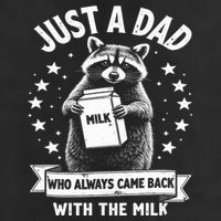 Just A Dad Who Always Came Back With The Milk Fathers Day  Golf Towel