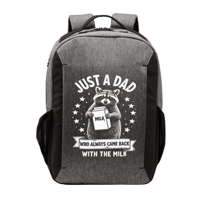 Just A Dad Who Always Came Back With The Milk Fathers Day  Vector Backpack