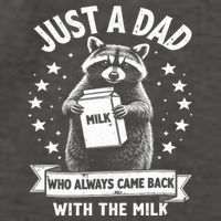 Just A Dad Who Always Came Back With The Milk Fathers Day  Vector Backpack
