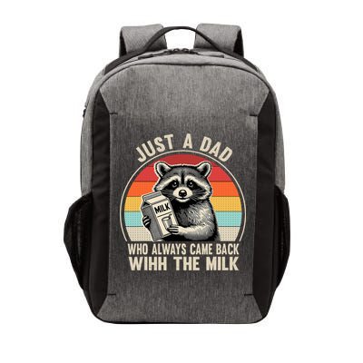 Just A Dad Who Always Came Back With The Milk Fathers Day  Vector Backpack