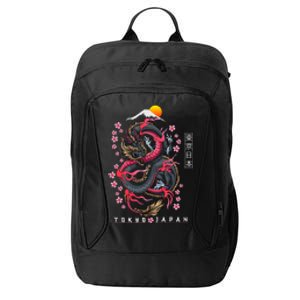 Japanese Aesthetic Dragon Tokyo Japan Manga Anime Asian 80’S City Backpack