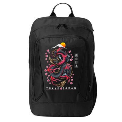 Japanese Aesthetic Dragon Tokyo Japan Manga Anime Asian 80’S City Backpack