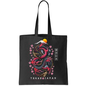 Japanese Aesthetic Dragon Tokyo Japan Manga Anime Asian 80’S Tote Bag