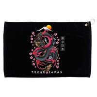 Japanese Aesthetic Dragon Tokyo Japan Manga Anime Asian 80’S Grommeted Golf Towel