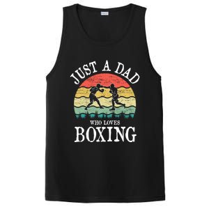 Just A Dad Who Loves Boxing Gift PosiCharge Competitor Tank