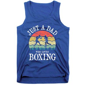 Just A Dad Who Loves Boxing Gift Tank Top