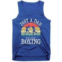 Just A Dad Who Loves Boxing Gift Tank Top