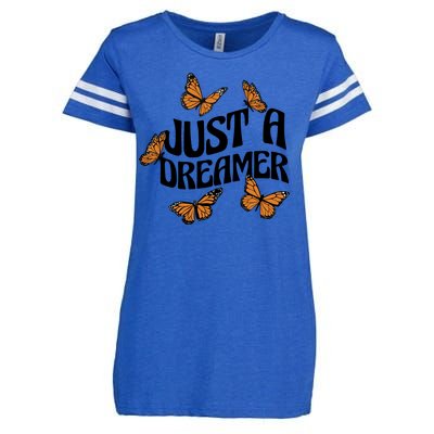 Just A Dreamer Butterfly Cute Gift Enza Ladies Jersey Football T-Shirt