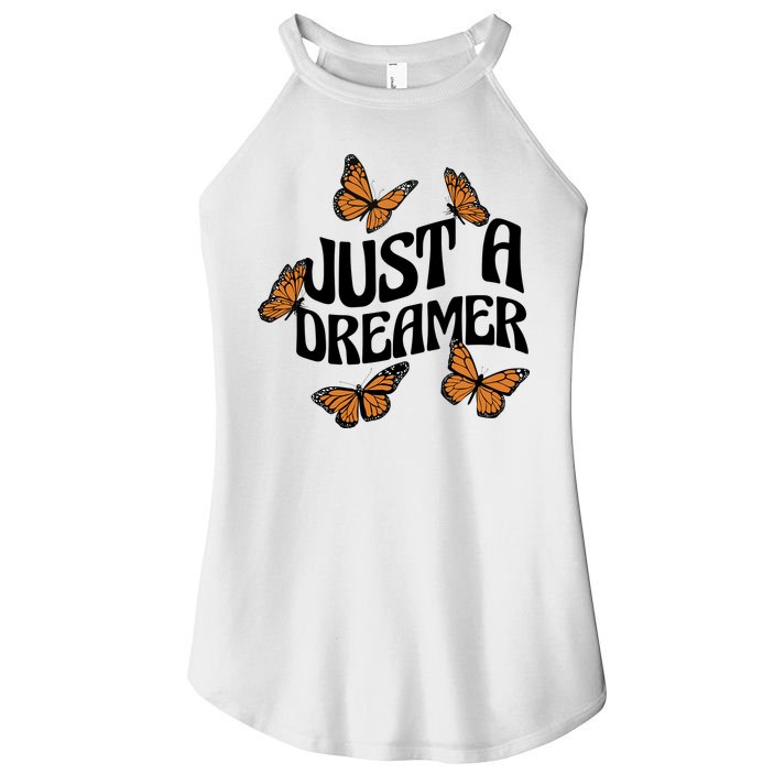 Just A Dreamer Butterfly Cute Gift Women's Perfect Tri Rocker Tank