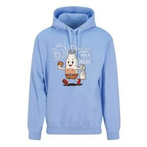 Just A Dad Who Always Came Back With The Milk Fathers Day Unisex Surf Hoodie