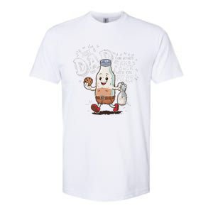 Just A Dad Who Always Came Back With The Milk Fathers Day Softstyle CVC T-Shirt