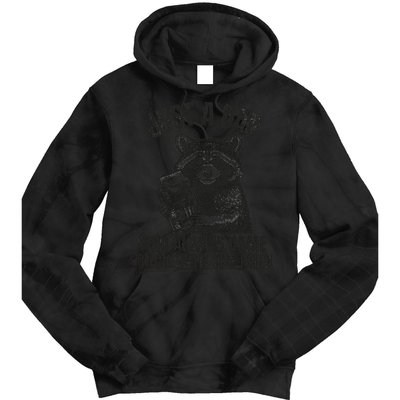 Just A Dad Who Came Back With The Milk FatherS Day Raccoon Tie Dye Hoodie