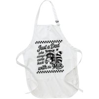 Just A Dad Who Always Came Back With The Milk Raccoon Funny Apron
