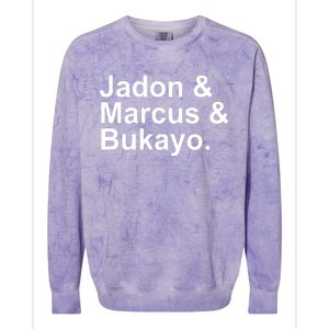 Jadon and Marcus and Bukayo Colorblast Crewneck Sweatshirt