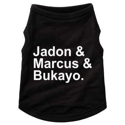 Jadon and Marcus and Bukayo Doggie Tank