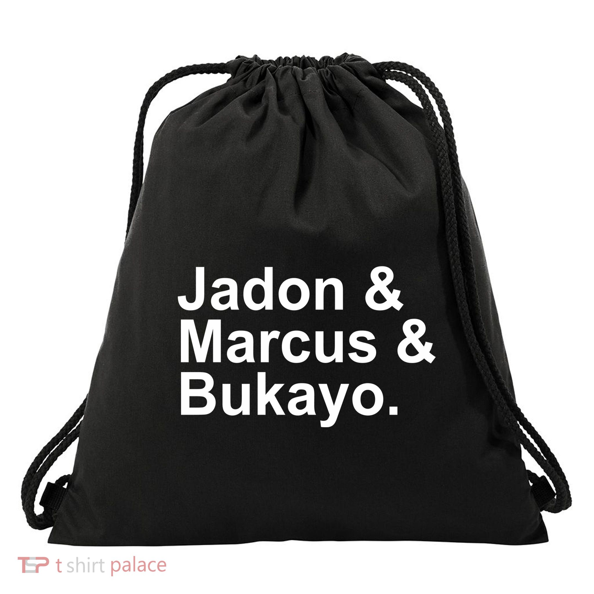 Jadon and Marcus and Bukayo Drawstring Bag