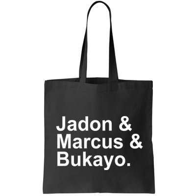 Jadon and Marcus and Bukayo Bag