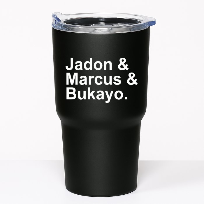 Jadon and Marcus and Bukayo Tumbler