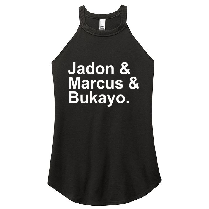 Jadon and Marcus and Bukayo Women's Perfect Tri Rocker Tank
