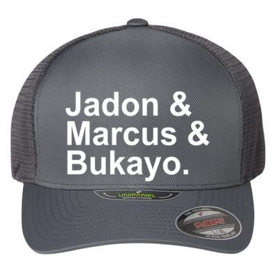 Jadon and Marcus and Bukayo Flexfit Unipanel Trucker Cap