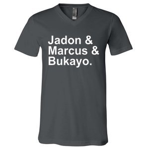 Jadon and Marcus and Bukayo V-Neck T-Shirt