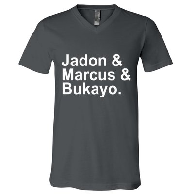 Jadon and Marcus and Bukayo V-Neck T-Shirt